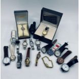 A selection of ladies wristwatches to include a boxed Gucci wristwatch, a further Gucci wristwatch