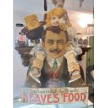 Original Neaves Food shop counter display, some age wear, along with Eucryl tooth powder shop sign.