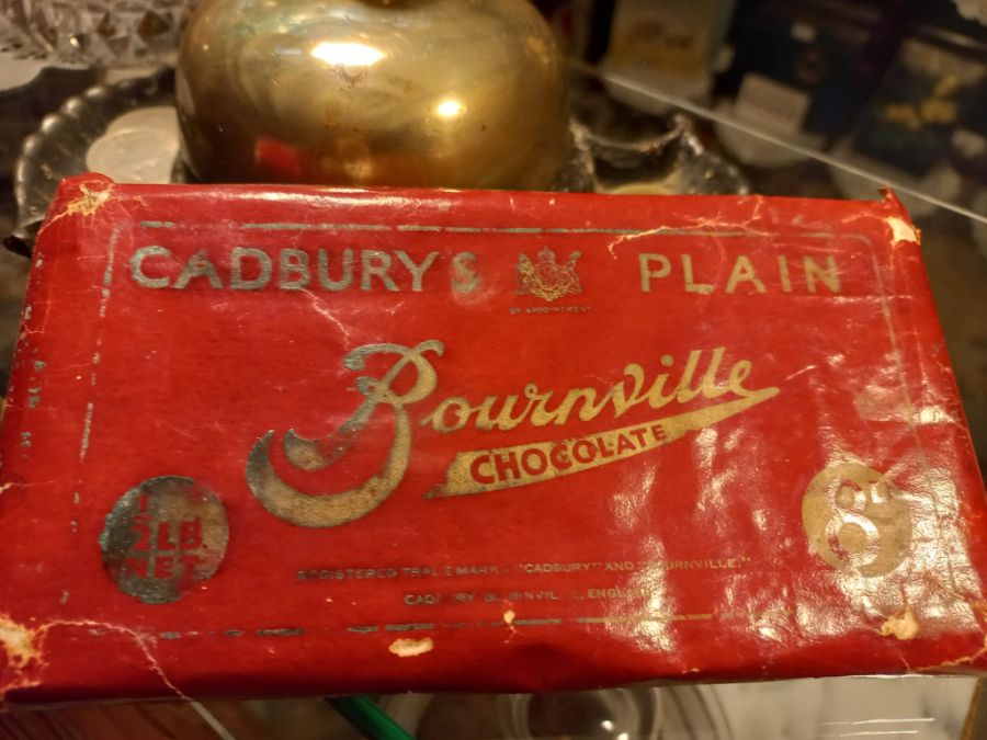 Vintage Cadbury’s Chocolate Boxes to include wooden box for Bournville 1d Bars, Original Wafer - Bild 7 aus 7