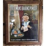 Freeman’s Baking Powder, framed original advertising card Please study picture