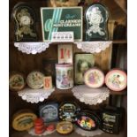 Vintage tin collection to include Qualty Street, Werthers, Bassetts, etc.  Please study pictures