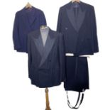 Vintage menswear to include a cc41 dinner suit (38w/44c), a 1940s CC41 Burton dinner suit (34w/38c),