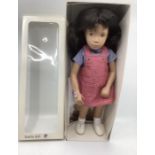 Trendon England Sasha doll Boxed Pinafore doll 1982-Beautifully boxed with papers and has only