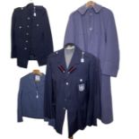 Military uniforms to include an Irish guards great coat and others (7)