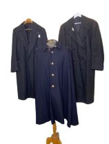 vintage men's coats to include a CC41 Montague Burton tailored coat. a 1960s Aquascutum coat, a 1939