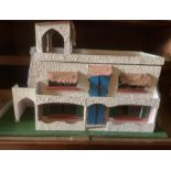 Moritz Gottschalk post Modernist 1950 Wooden Dolls House with roof top garden and sun porch. A