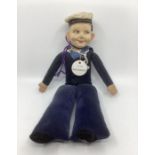 Norah wellings Queen Elizabeth Velvet cloth 11” toy vintage doll together with very large quantity