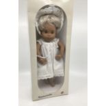 Trendon Sasha doll Baby 1978 sundress England ; 12” Baby doll girl Blonde sundress boxed doll 502