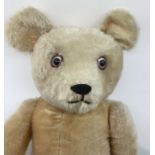 Antique  American Ideal 27” Large Ideal Ltd USA Quirky Teddy bear  with swivel feature googly eyes