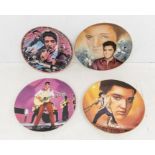 Lot of 13 Boxed Elvis Presley Plates.