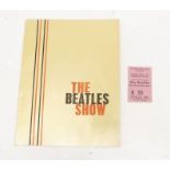 The Beatles original Gold Edition Tour Programme and Original Ticket for the De Montfort Hall -