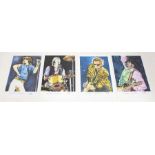 THE ROLLING STONES - Limited Edition signed and numbered prints - SET OF FOUR INDIVIDUAL PRINTS.