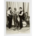 The BEATLES - Original studio Photograph by S.K.R Photos International Ltd with original stamp on