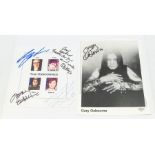 SIGNED OZZY OSBOURNE \( Black Sabbath )  2001 BLACK AND WHITE PHOTO - Signed in black sharpie - 10 x