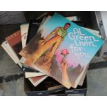 A box of Vinyl LP Records Soul / Motown Including 15+ x Isley Brothers, 14 x Michael Jackson and