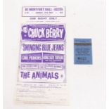 Chuck Berry, The Swinging Blue Jeans, The Animals, Carl Perkins etc original Sunday 24 th May 1964