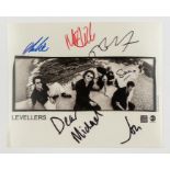 THE LEVELLERS - Fully signed Autographed black and white 10 x 8 photograph.