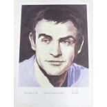 SEAN CONNERY IS 007 ( JAMES BOND ) Limited Edition signed and numbered print. Taken from the