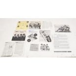 A collection of The Beatles Fan club material and pictures plus 3 original flexi Christmas
