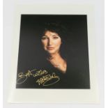 A lovely Colour Photograph of Kate Bush - Signed in person in Gold Sharpie `Best Wishes Kate Bush`