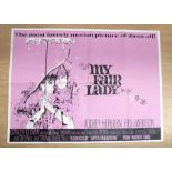 My Fair Lady ( 1964 ) This poster is the original film re-release poster from the 1970s. UK Quad and