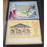 LOT OF 9 Original UK Quad Posters various years from the Lynton Cinema. All 30 x 40 except Jimmy