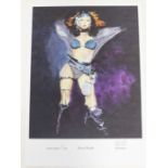 KATE BUSH ( Babooshka ) Limited Edition signed and numbered print. Taken from the original