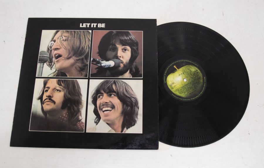 THE BEATLES LET IT BE Original Box Set LP with Book and inner Tray. Stereo PCS 7096 with red apple - Bild 2 aus 4