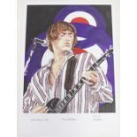PAUL WELLER ( The Jam ) Limited Edition signed and numbered print. Taken from the original