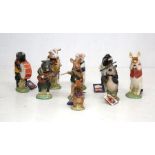 Beswick - a boxed set of 'pig band' figures (9)