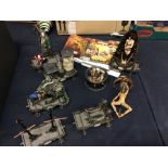 A complete set of six McFarlanes The Infernal Parade figures with leaflets, one box