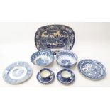 Collection of early 20th century blue & white china tea and dinner wares i.e. Johnson Brothers