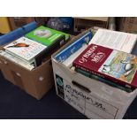 Reference books - mainly birds/bird watching; travel; etc (2 boxes)