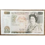 Bank of England G.M. Gill £50 Banknote.