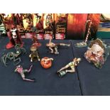 A complete set of six McFarlanes Twisted Fairy Tales figures with leaflets, one box together with an