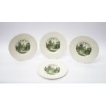Four Wedgewood early 20th century commemorative plates.
