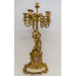 French 19th Century light candelabra