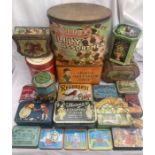 Tins: Vintage tin collection to include Sharpe’s Toffee, Rare Lyon’sTea Grand National, Redbreast