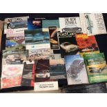Collection of vintage 1960s and 1970s motor car catalogues, booklets, manuals etc