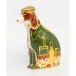 A limited edition Royal Crown Derby paperweight titled:  English Spaniel, a Sinclairs special