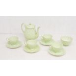 Royal Albert Pierette teapot, four cups, four saucers and a sugar basin teapot - finial re