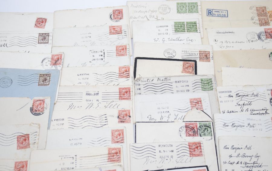 A collector's lot to include: early 20th Century stamp and franked letters, various subjects - Bild 2 aus 2