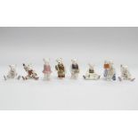 A collection of Royal Crown Derby Teddy Bear figures