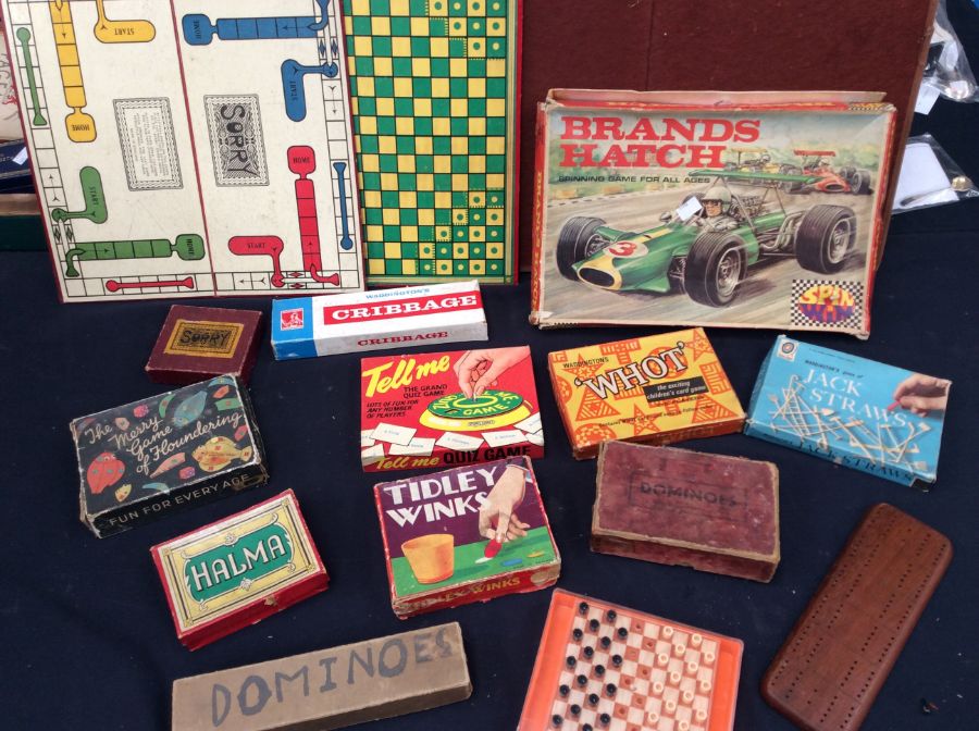 Toys: A collection of assorted boxed toys and board games to include: Brands Hatch, Sorry, Halma,