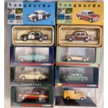 Diecast: A collection by Corgi and Lledo Vanguards to include Hillman Minx, Silverstone Fire