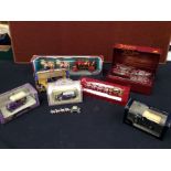 Collection of commemorative diecast vehicles
