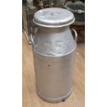 Large C.W.S milk churn with lid