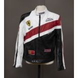 Formula 1: A motor racing interest jacket - Ferrari F1 Grand Prix. Size Large. Appear in generally