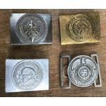 Reproduction German WW2 belt buckles.