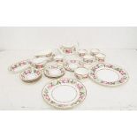 Royal worcester royal garden dinner, tea and coffee set (Q)